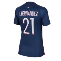 Billiga Paris Saint-Germain Lucas Hernandez #21 Hemma fotbollskläder Dam 2023-24 Kortärmad